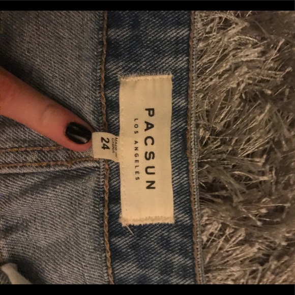 PacSun Denim Light Blue Skirt - Picture 3 of 4